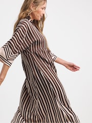 JD Williams Textured Placket Detail Smock Dress - Bild 3 von 4