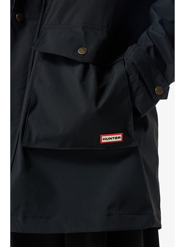 Hunter Black Lightweight Waterproof Parka - Image 3 of 3