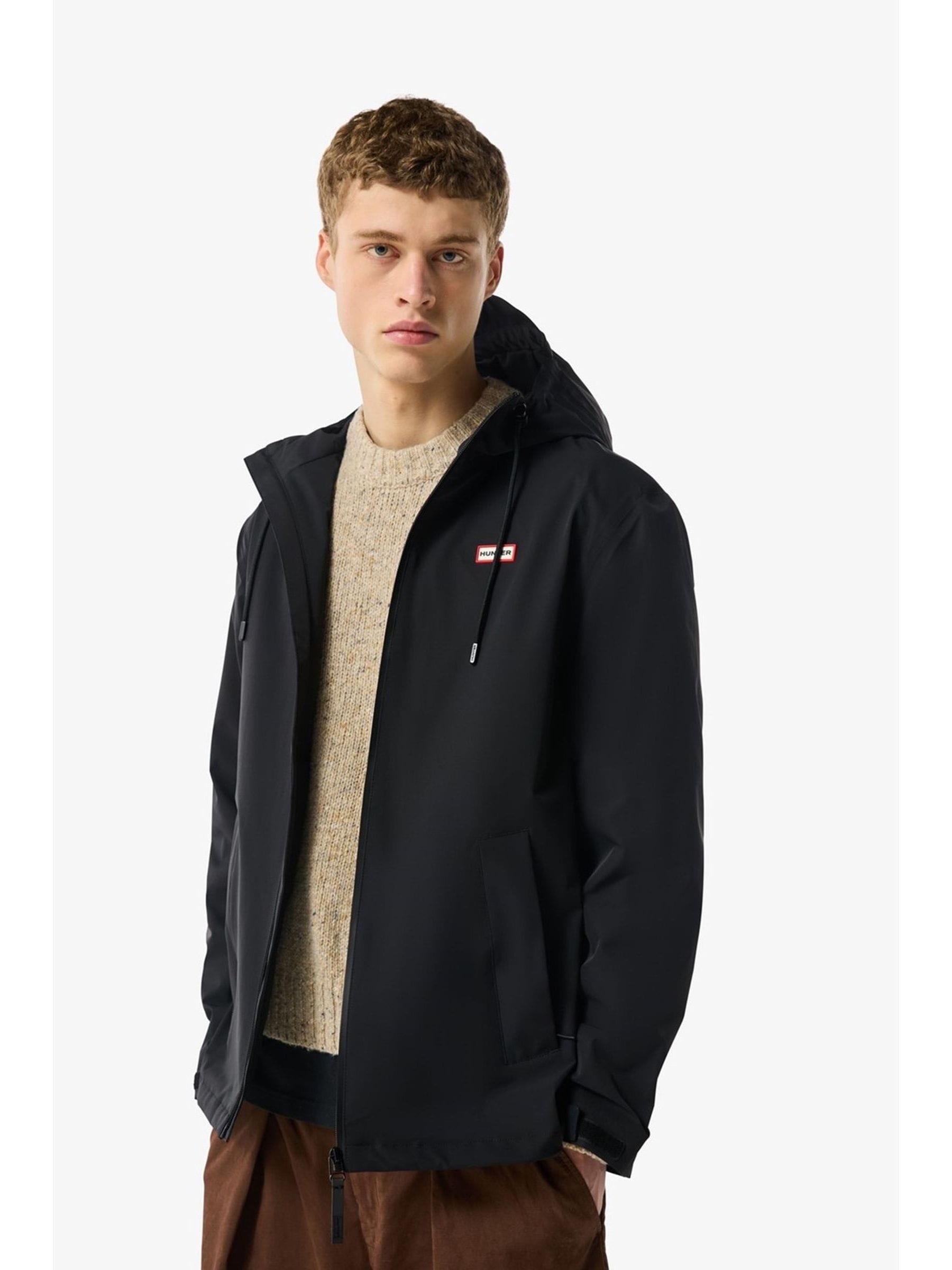 Hunter Men's Black Original Waterproof Jacket