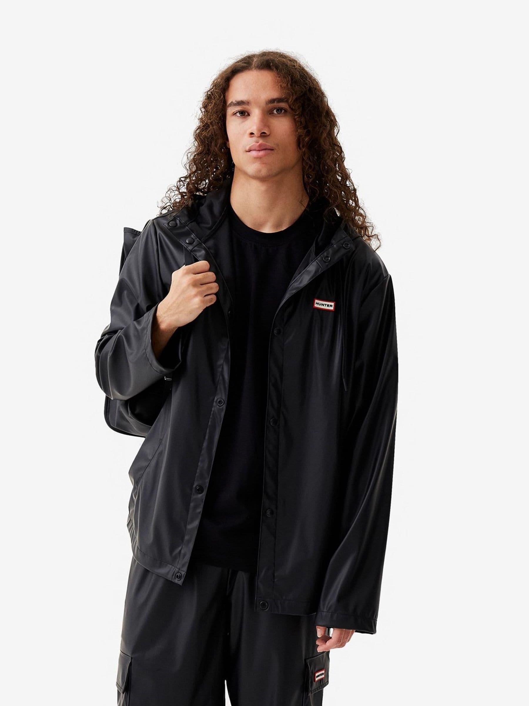 Hunter Women's Izzy Short Weather-Resistant Rain Anorak Black 14 (L) - Image 2
