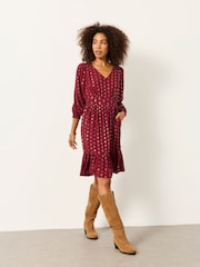 FatFace Peggy Red Dress - Image 1 of 6