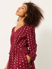 FatFace Peggy Red Dress - Image 4 of 6