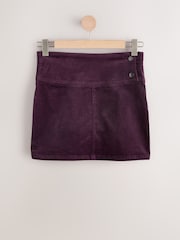Burgundy Red Cord Mini Skirt - Image 1 of 3