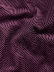 Burgundy Red Cord Mini Skirt - Image 3 of 3