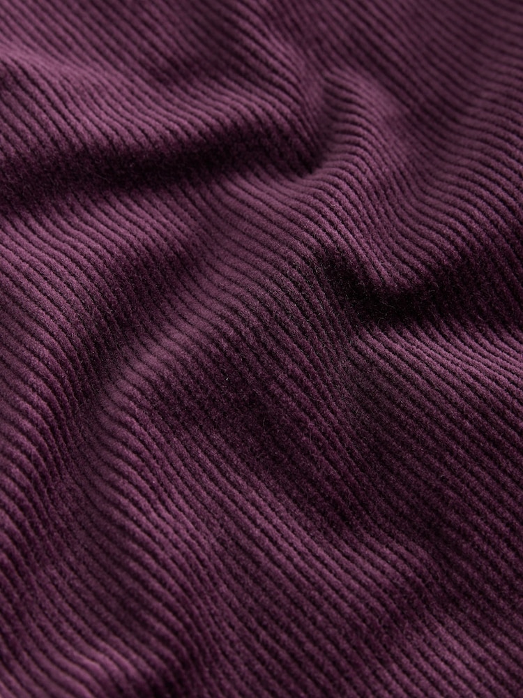 Burgundy Red Cord Mini Skirt - Image 3 of 3