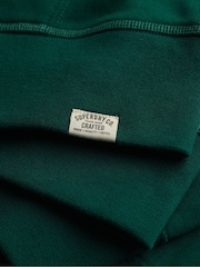 Superdry Green Monogram Embroidered Zip Hoodie - Image 6 of 6