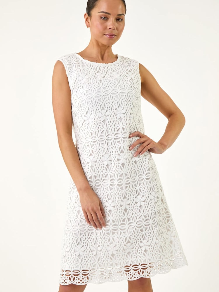 Roman 小さいサイズ・レースシフトワンピース - 画像 2 / 5