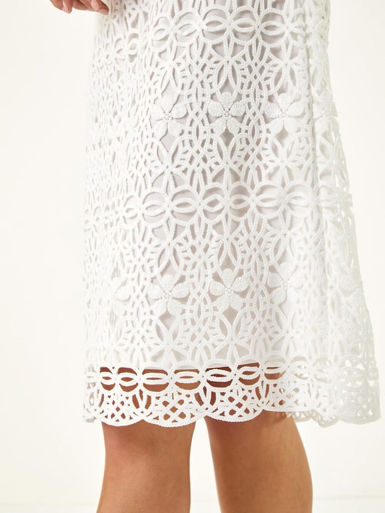 Roman 小さいサイズ・レースシフトワンピース - 画像 5 / 5