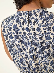 Roman 小さいサイズ・プリントクロップドジャンプスーツ - 画像 5 / 5