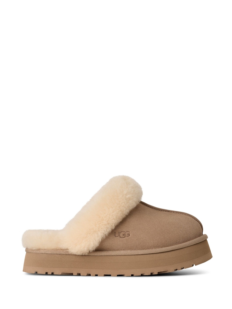 UGG Cream Disquette Slippers - Image 1 of 7 UGG Cream Disquette Slippers - Image 1 of 7