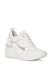 Dune London White Elarah Trainers - Image 3 of 6