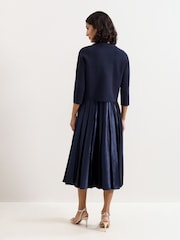 Phase Eight Blue Penny Knit Dress - Image 2 of 6