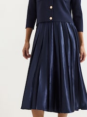 Phase Eight Blue Penny Knit Dress - Image 4 of 6