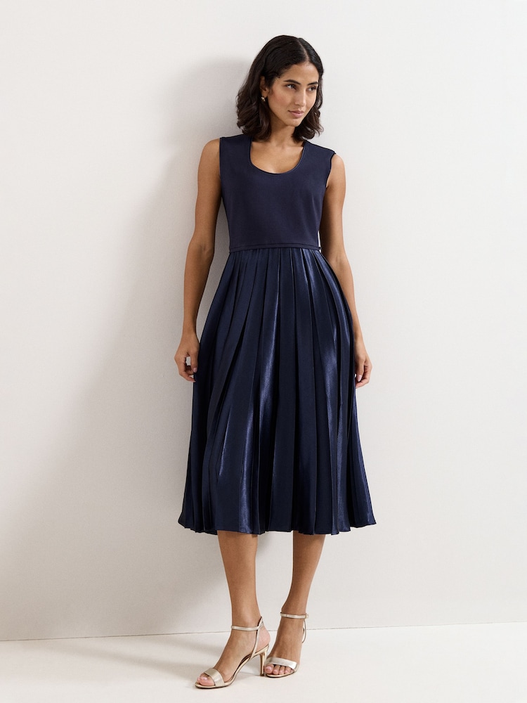 Phase Eight Blue Penny Knit Dress - Image 6 of 6 Phase Eight Blue Penny Knit Dress - Image 6 of 6