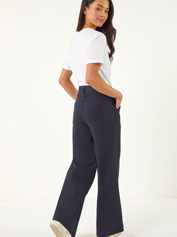 Roman Blue Petite Pocket Stretch Jeans - Image 1 of 5