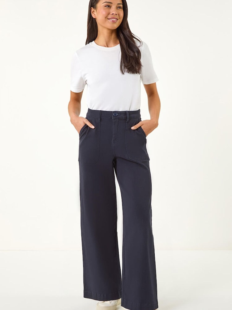 Roman Blue Petite Pocket Stretch Jeans - Image 2 of 5