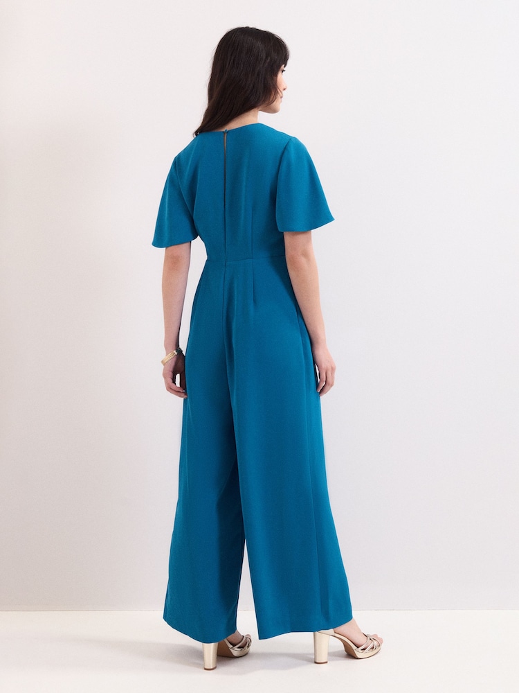 Phase Eight Blue Petite Julissa Jumpsuit - Image 1 of 6