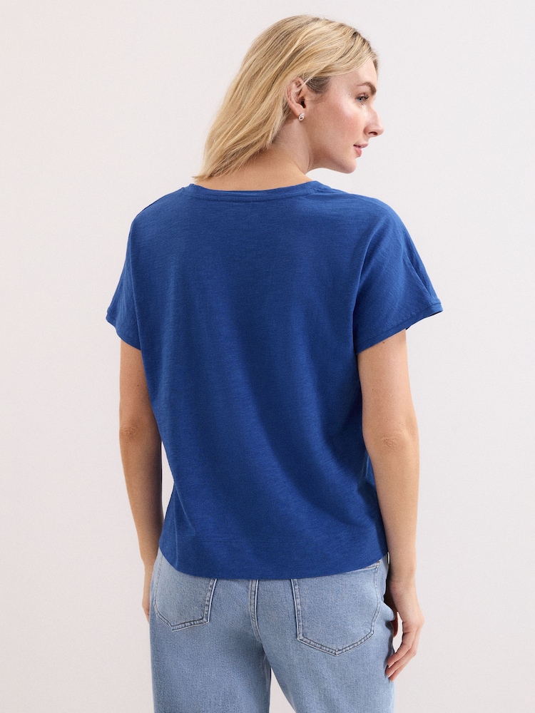 Phase Eight Blue Saphiya T-Shirt - Image 2 of 6