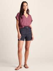 Tog 24 Purple Meredith Short Sleeve Shirt - Image 2 of 7