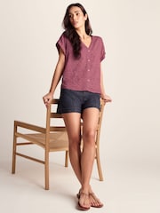 Tog 24 Purple Meredith Short Sleeve Shirt - Image 4 of 7