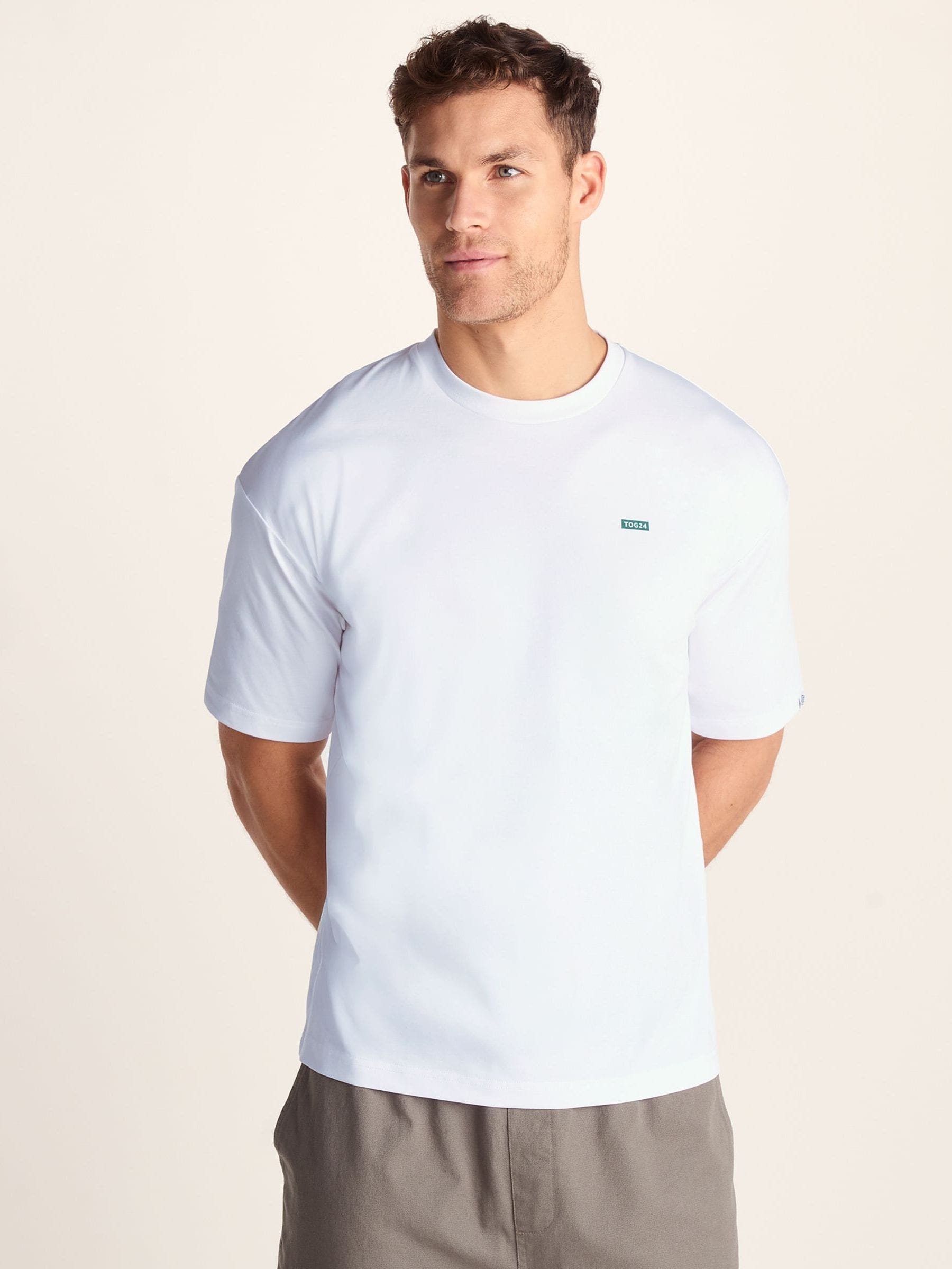 Tog 24 Men's White Saloon Premium Supersoft T-Shirt