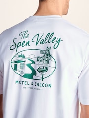 Tog 24 White Saloon T-Shirt - Image 2 of 2