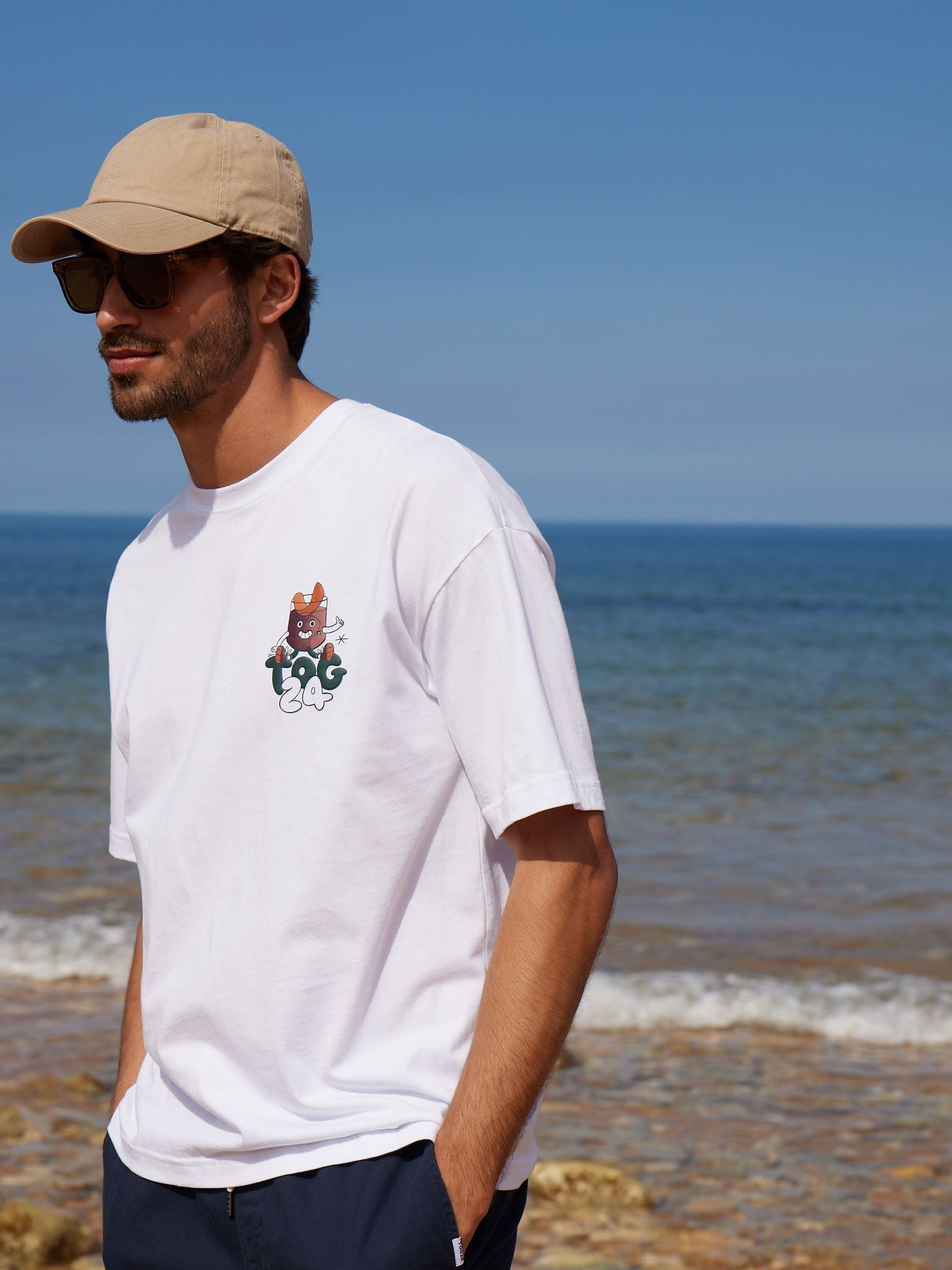 Buy Tog 24 White Hop Premium Supersoft Hattie Clark T-Shirt from