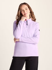 Tog 24 Purple Revive Zip Neck Fleece - Image 1 of 7