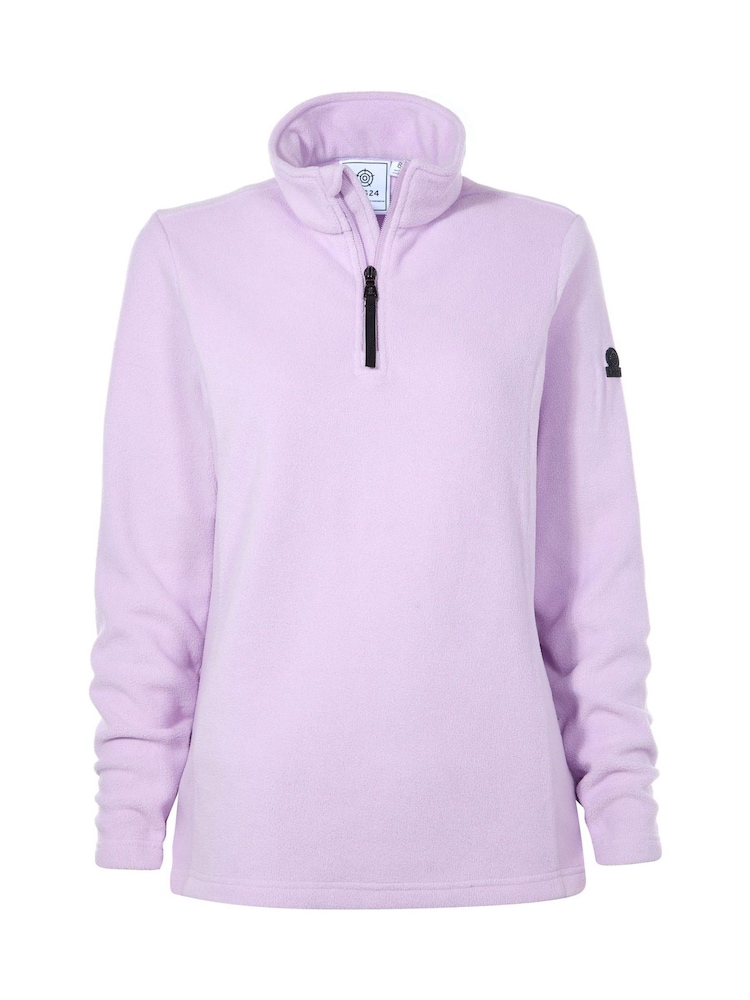 Tog 24 Purple Revive Zip Neck Fleece - Image 7 of 7 Tog 24 Purple Revive Zip Neck Fleece - Image 7 of 7