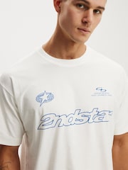 Cotton On White Box Fit Graphic T-Shirt - Image 4 of 4