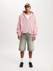 Cotton On Grey Super Baggy Jort Shorts - Image 3 of 8