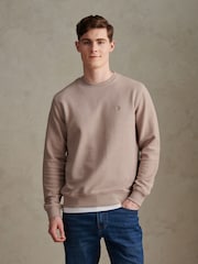 U.S. Polo Assn Smart Texture Jersey Crew Neck Sweatshirt - 圖片 1/7