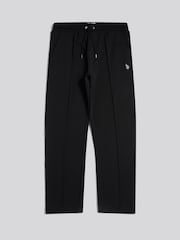 U.S. Polo Assn Black Interlock Pintuck Joggers - Image 5 of 7