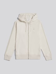 U.S. Polo Assn Cream Double Horsemen Interlock Zip Hoodie - Image 6 of 8