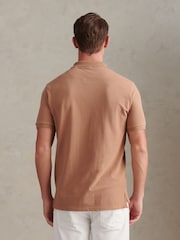 U.S. Polo Assn. Brown Regular Fit Pique Polo Shirt - Image 2 of 7