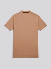 U.S. Polo Assn. Brown Regular Fit Pique Polo Shirt - Image 6 of 7