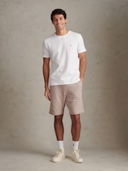 U.S. Polo Assn White Rib Texture T-Shirt - Image 3 of 7