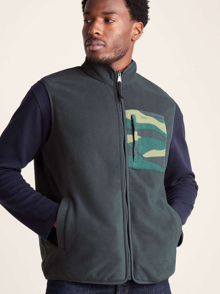 Tog 24 Grey Stark Microfleece Gilet - Image 2 of 7