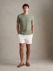 U.S. Polo Assn Green Waffle Jersey T-Shirt - Image 3 of 7