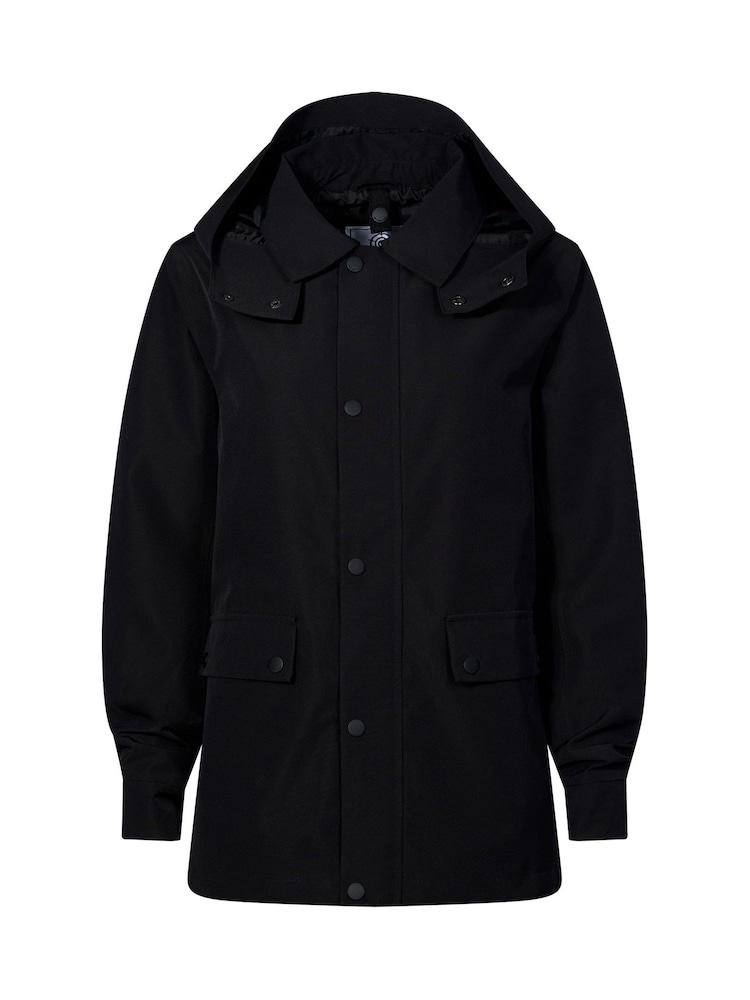 Tog 24 Black Shea Waterproof Short Car Coat - Image 7 of 7 Tog 24 Black Shea Waterproof Short Car Coat - Image 7 of 7