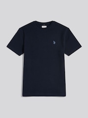 U.S. Polo Assn Blue Waffle Jersey T-Shirt - Image 5 of 7