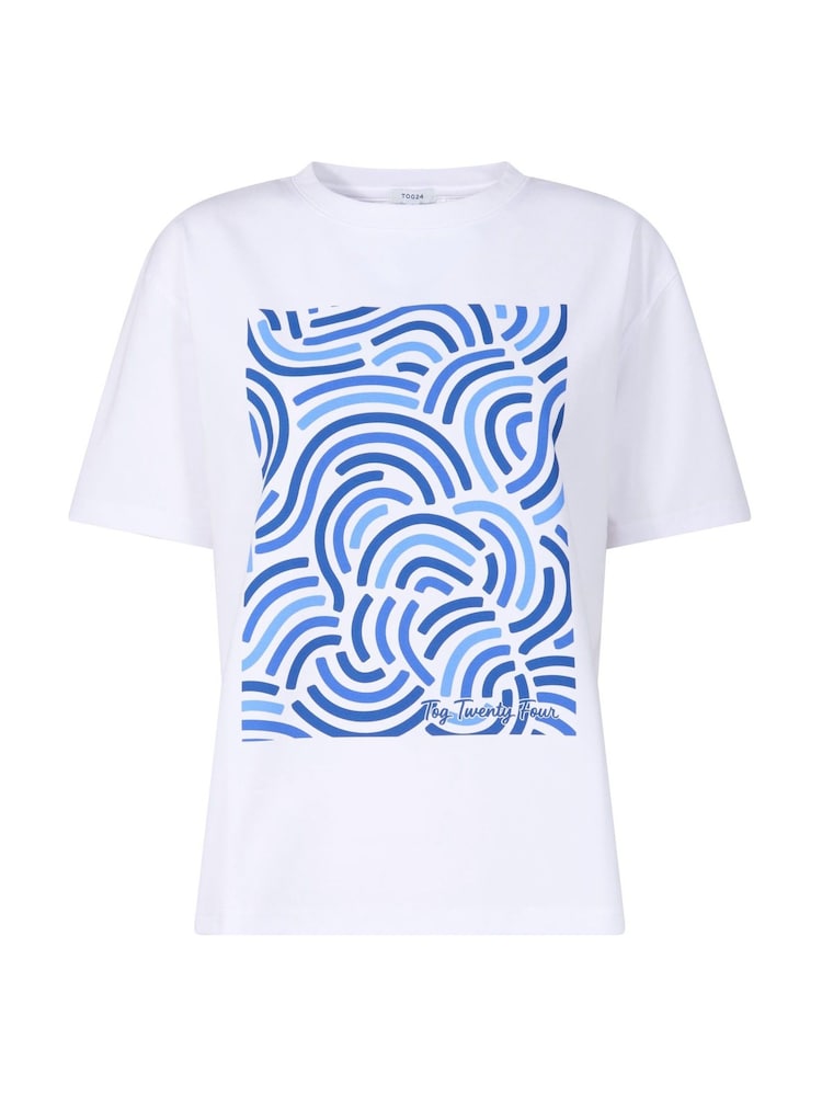 Tog 24 White Wave T-Shirt - Image 7 of 7