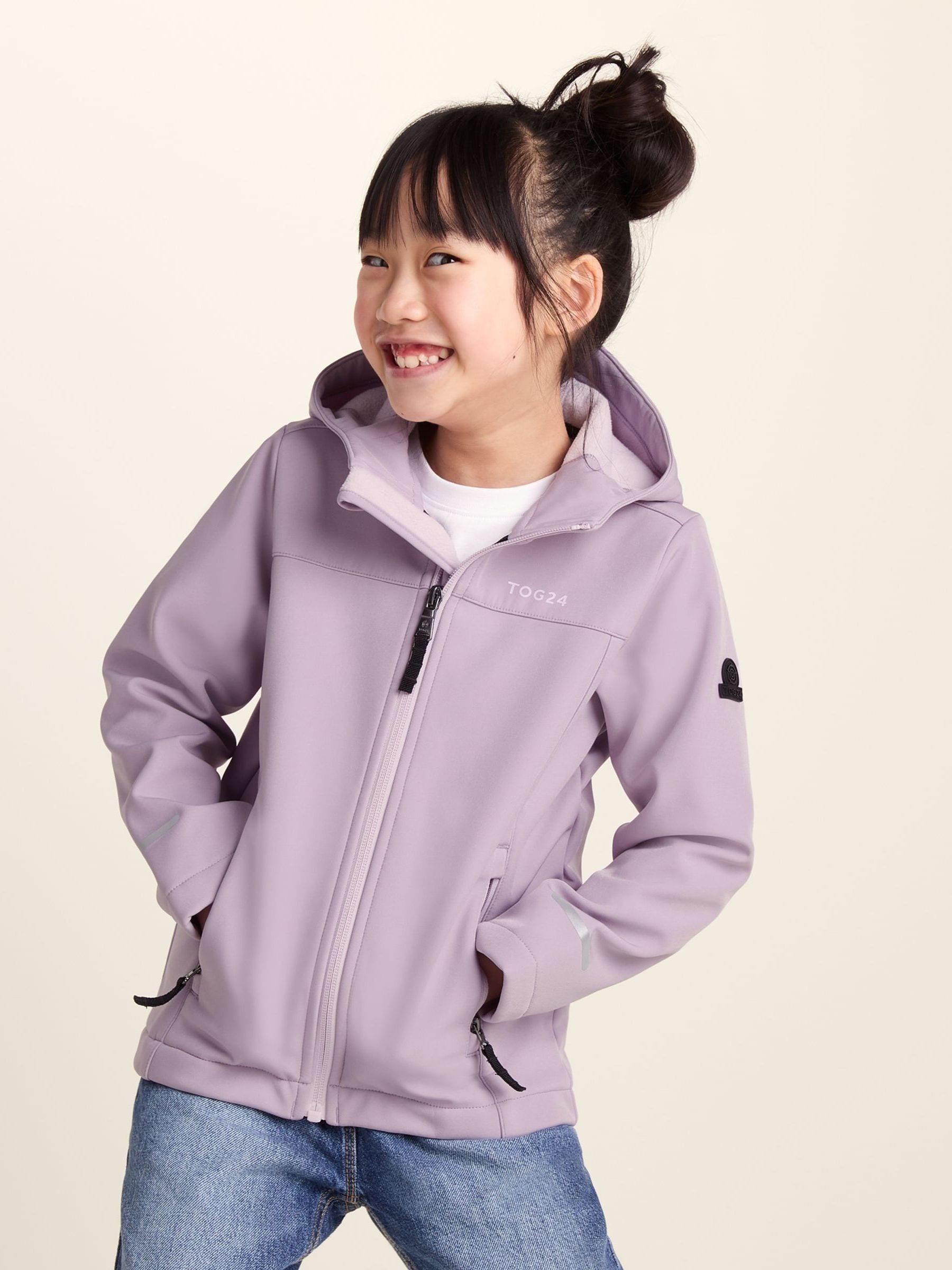 Tog24 Unisex Lavender 'Koroma' Softshell Jacket In | : Size 6-7 Years - Image 2