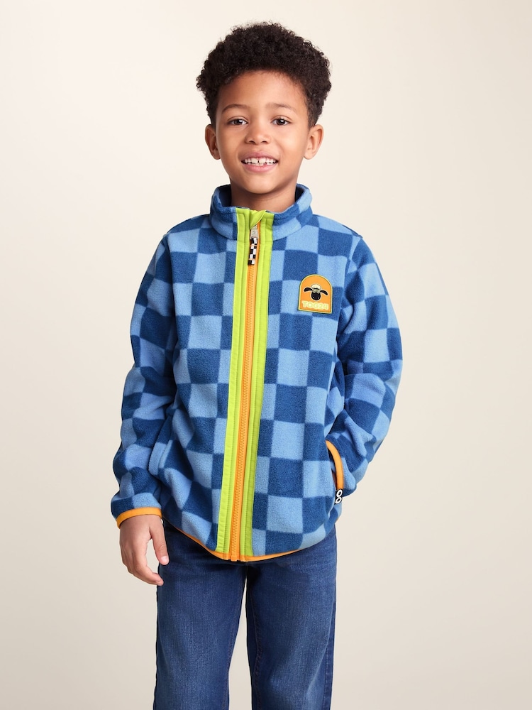 Tog 24 Blue Lacaune Kids Shaun The Sheep Fleece Zip Jacket - Image 1 of 7