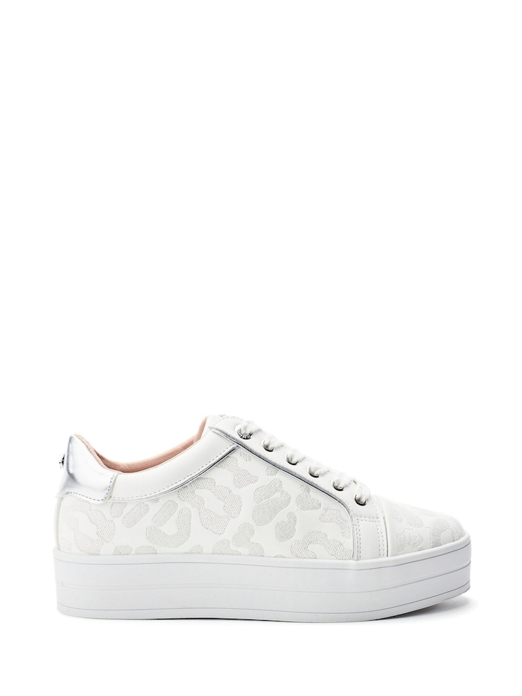 Moda in Pelle White Buttercupp Chunky Trainers - Image 1 of 2 Moda in Pelle White Buttercupp Chunky Trainers - Image 1 of 2