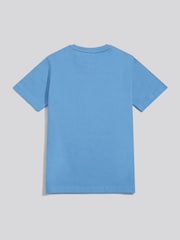 U.S. Polo Assn Sky Blue Vertical Texture T-Shirt - Image 6 of 7