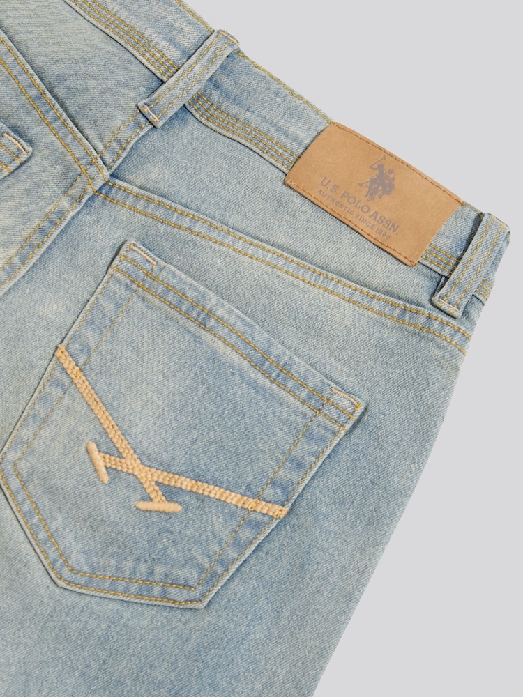 U.S. Polo Assn. Light Blue Baggy Fit Jeans - Image 9 of 9