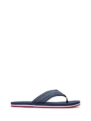 Tommy Hilfiger Blue Flag Padded Strap Flip Flops - Image 2 of 6