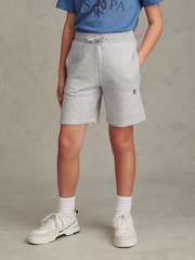 U.S. Polo Assn. Grey Double Horsemen Sweat Shorts - Image 1 of 7