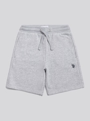 U.S. Polo Assn. Grey Double Horsemen Sweat Shorts - Image 5 of 7